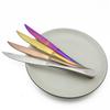 1-Pieces Color Steak Knife Rainbow Dinnerware Set Stainless Steel Flatware Knife Set Tableware Cutlery Dinner Knives Set