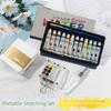 Palettes Portable Travel Painting Set Mini Size Mini Paint Tray  Outdoor Sketching