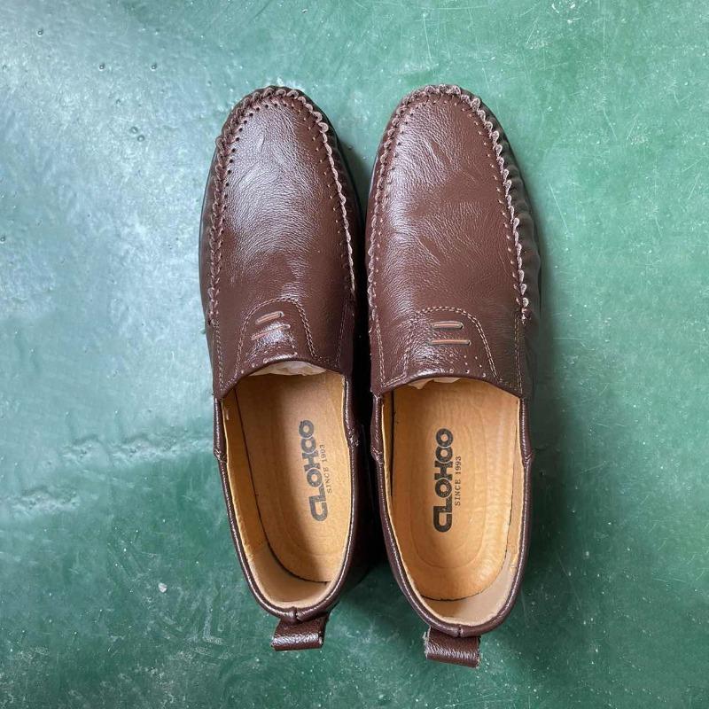 

Весенне-летняя дышащая мужская повседневная кожаная обувь из мягкой кожи на мягкой подошве, мужские лоферы среднего возраста 39