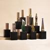 1Pcs New 15Ml Empty Glass Nail Polish Bottles Black Nail Gel Bottle Large Capacity Base Nail Glue