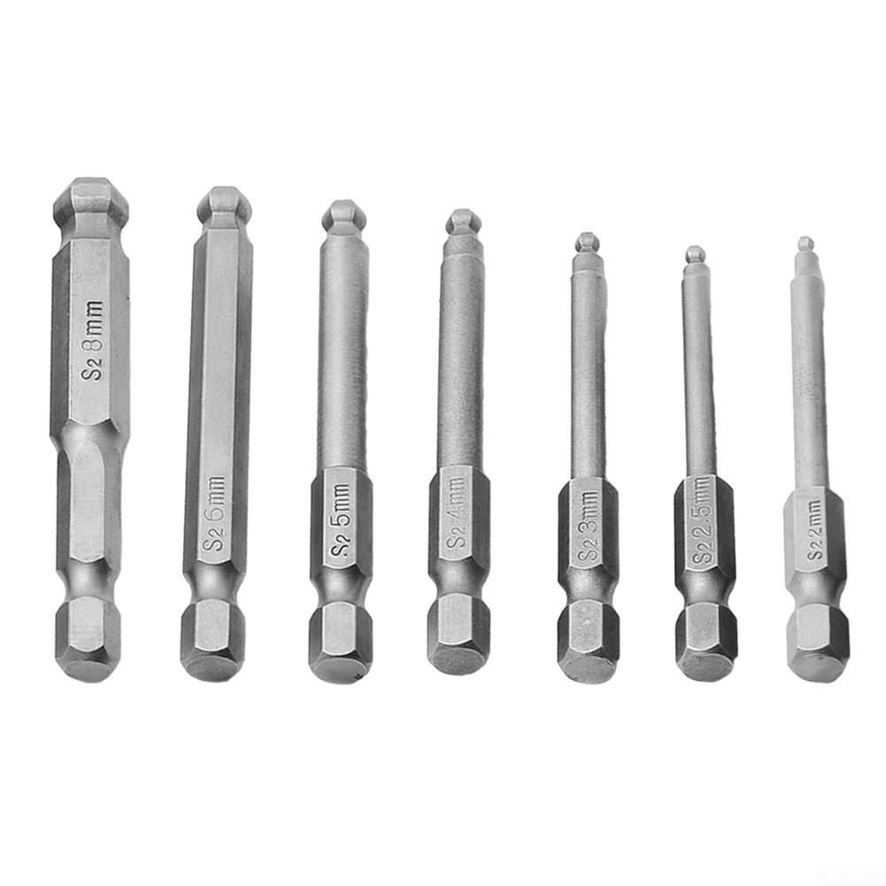 1pc 65mm Hex Screwdriver Bit Alloy Steel End Hexagon
