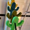5PCS Multifunctional Cactus Door Clip Hooks Plastic Shower Hooks  Door Mounting
