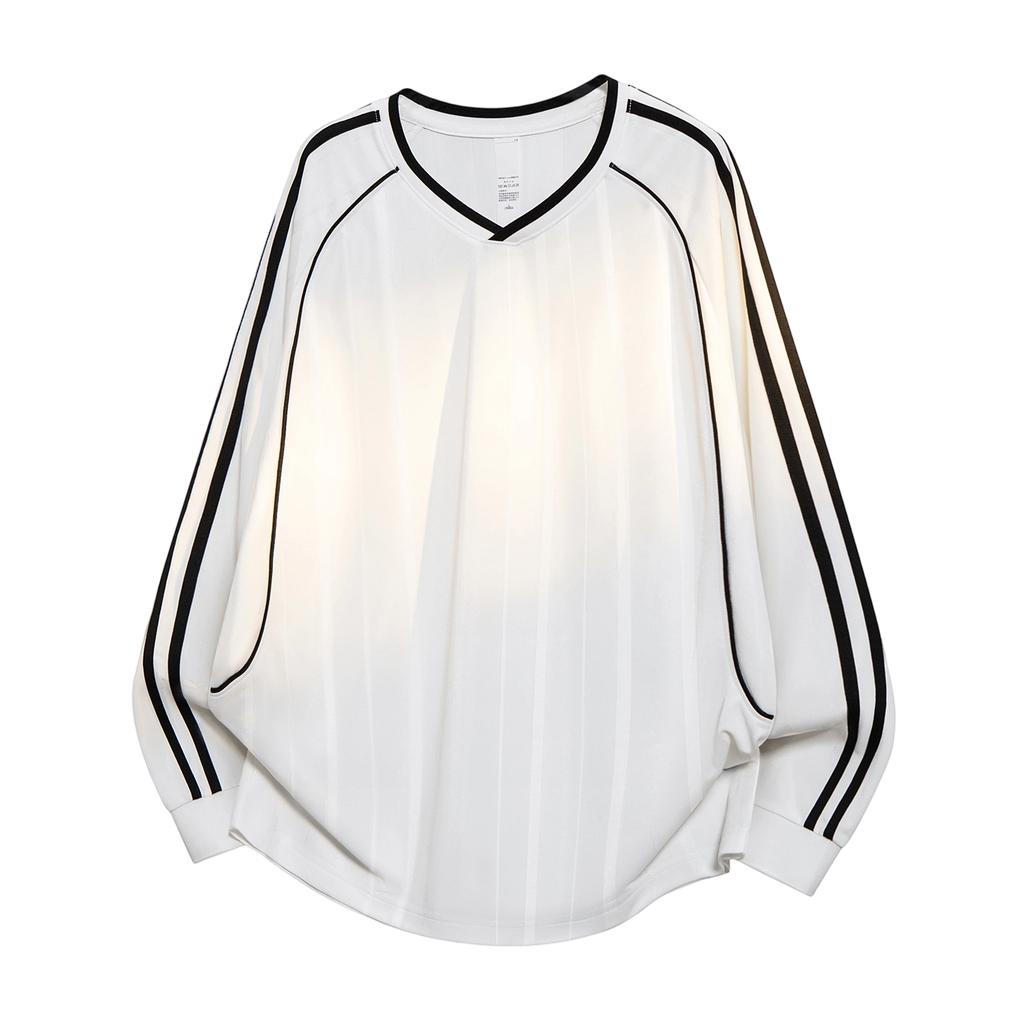 Spliced Long-sleeved T-shirt Outdoor Sports Loose Top Casual Bottoming Shirt