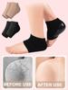 Șosete cu gel pentru călcâi pentru protector anti-uzură Hidratare Inserții anti cracare Mâneci Fasciita plantară Ameliorează presiunea piciorului Perne