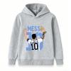 Kids Boys Girls 100% Cotton Crew Neck Short Sleeve T-Shirt, Football Star 10 Print Casual Tee for Youth Sports Fans, Comfortable Summer Daily Tops for