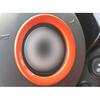 Button Trim Cover ABS Steering Wheel Horn Orange For Benz Smart Fortwo 2015-