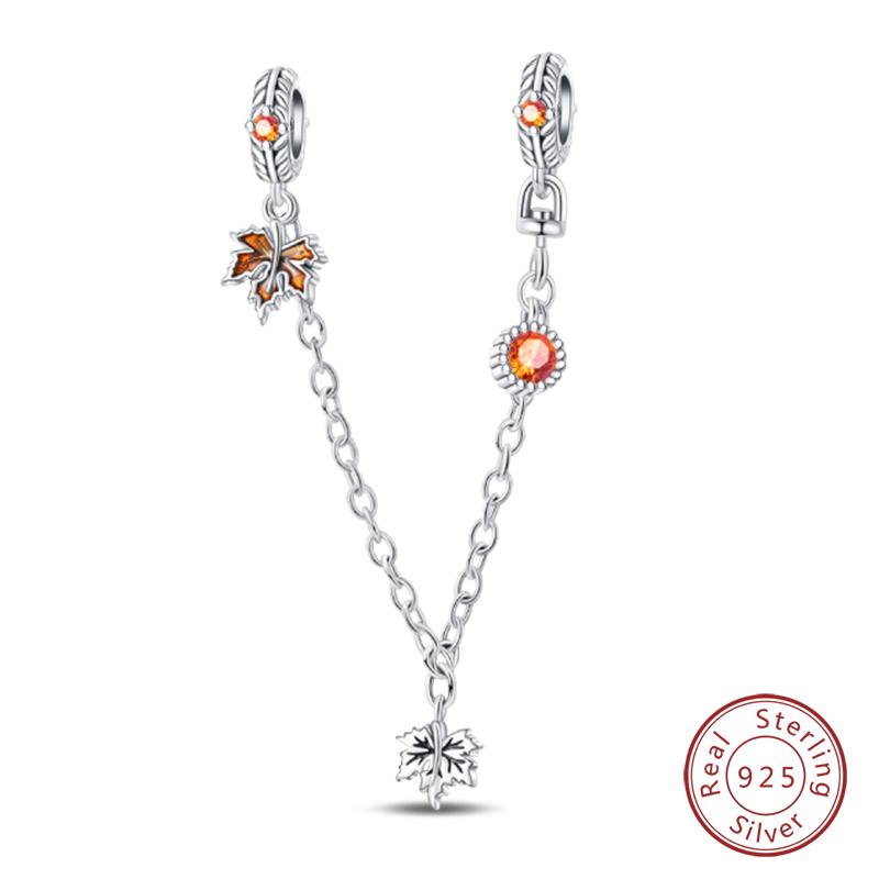 100% Copper Autumn Harvest Series Brown Music Squirrel Scarecrow Pumpkin Maple Leaves Charms Beads Diy Jewelry Gift