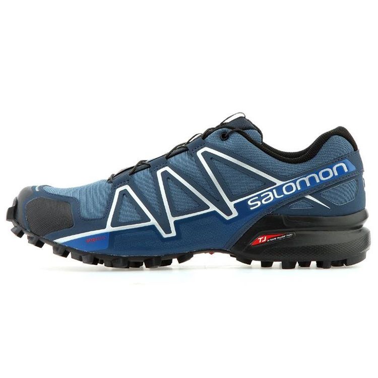 SALOMON Speedcross 4 Low Durable Outdoor Functional Shoes Men Shoes Blue 383136