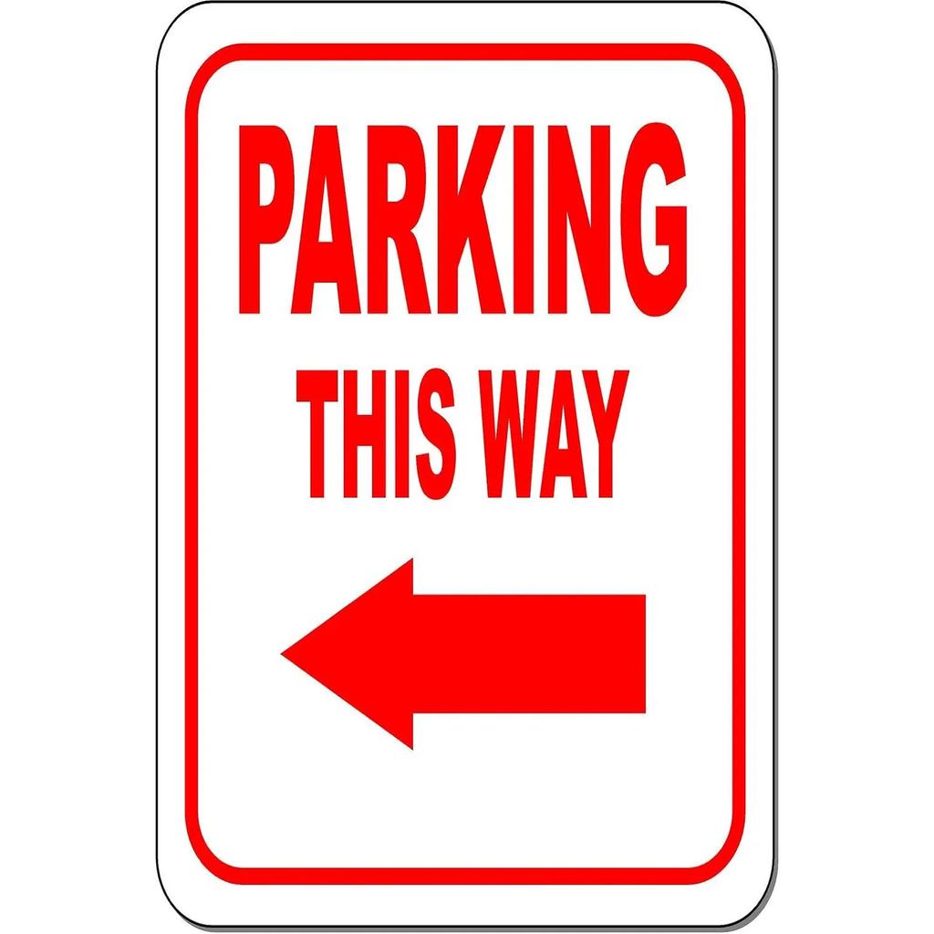 Vintage Žádné parkování kdykoli Kovové plechové cedule Plakáty Plaketa Železná malba Dekorace pro Garáž Venkovní Domov Klub Bar Nástěnná dekorace