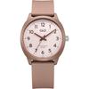 [Q A] Q   Q  10 Atm  Waterproof  Lightweight  Easy To Read Dial  Simple  V52a 503vk  Brown  Mocha