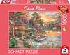 1000-piece Puzzle - Schmidt - Chuck Pinson - Golden Evening Landscape - Multicolor - for Adults