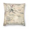 Lonely Mountain Smaug Square Pillowcase Polyester Linen Velvet Printed Zip Decorative Throw Pillow Case Home Cushion Cover