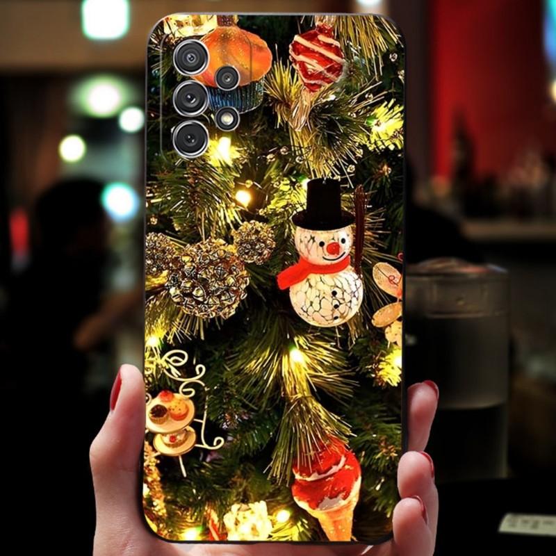 Christmas Tree Snowman Santa Phone Case For Samsung Note Galaxy 8 9 20 10 Pro Plus Ultra M20 M31 M40 M10 J7 J6 Prime Back Cover
