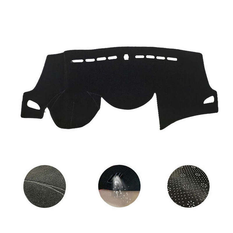 Black Polyester Dashboard Dash Cover Mat Pad Carpet Non-slip Fit for Hyundai i30 2012 2013 2014 2015 2016 2017 Left Hand Drive