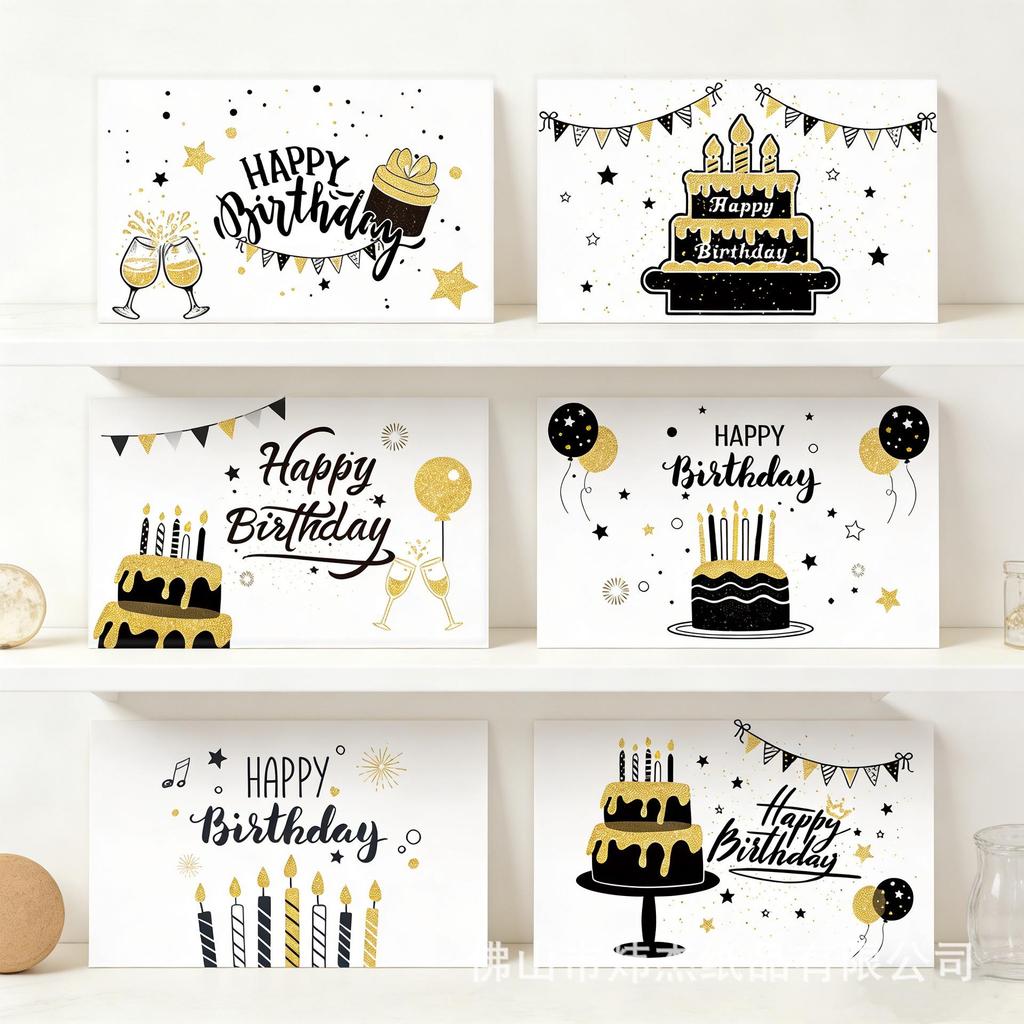 Happy Birthday Card for Kids - English Blessing with Envelope, Party Decoration