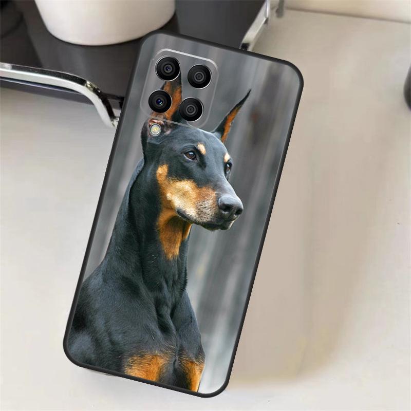 Dachshund Doberman Dog Case For Samsung Galaxy M06 M16 M36 M56 M52 M32 M12 M54 M34 M14 M35 M55 M15 M11 M31 M13 M53