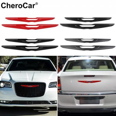 Car Front Grille Tailgate  Emblem Decor Cover Trim Kit For Chrysler 300 15+