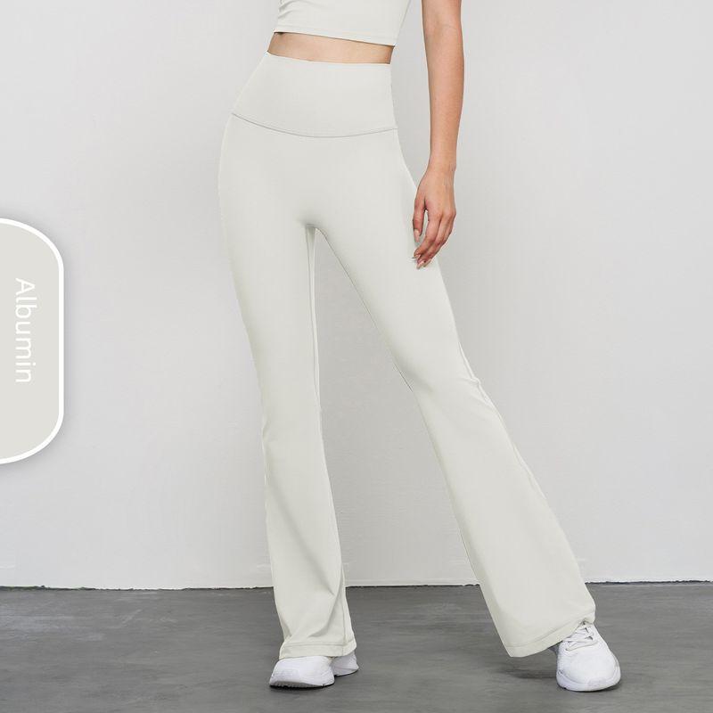 

Lu Same High Waist Yoga Pants Women Summer Thin Sun Protection Running Sports Pants Belly Holding Wide Leg Fitness Pants Albumin L