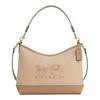 Laurel 31 Carriage Pattern PVC Shoulder Bag Large Women's Light Yellow