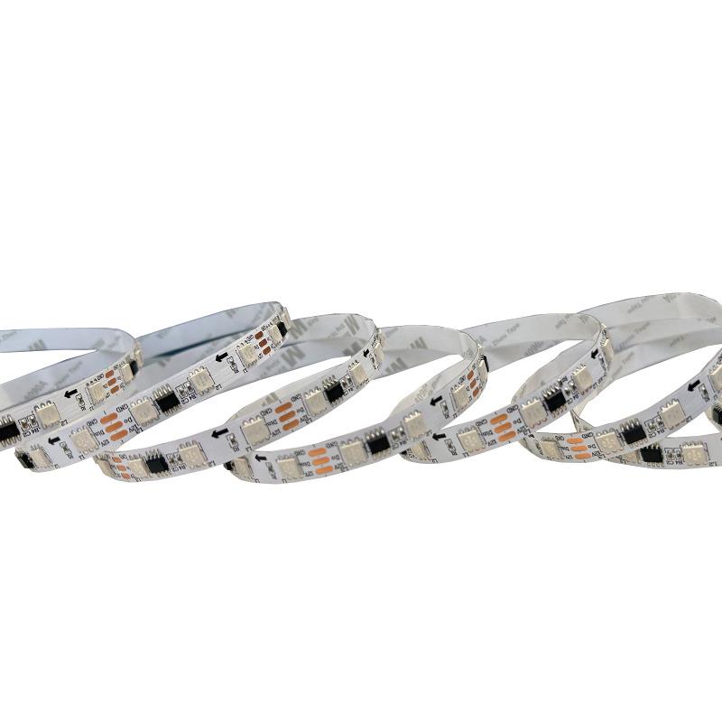 12V RGB 5050 LED Strip Light for E-sports Club, Bar, KTV – Dimmable Atmosphere Lighting