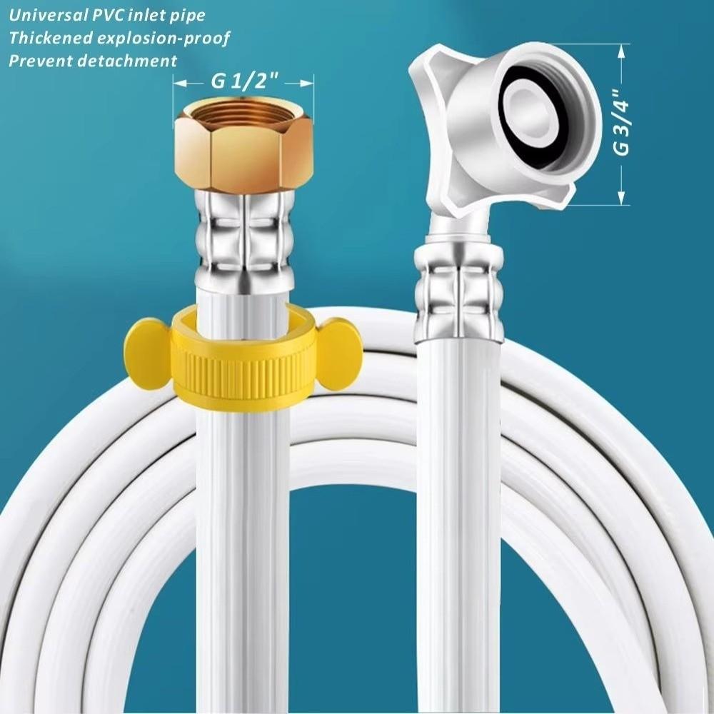 80-500cm Length Flexible Braided Hose PVC Kitchen Bathroom Plumbin Durable Plumbing Hose