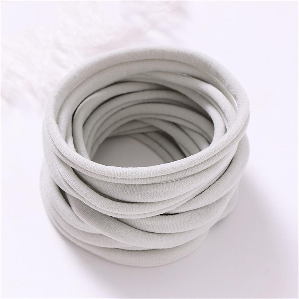 20 Stück/Los Baby Mädchen DIY Nylon Stirnbänder Weiches Spurloses Dehnbares Stirnband für Kinder Haarband Mädchen Elastische Haarschmuck