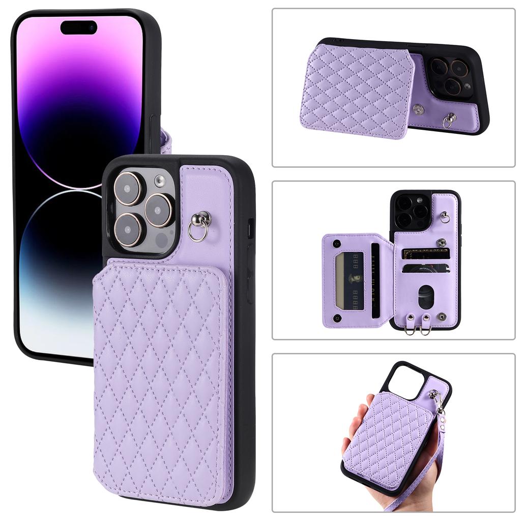 Crossbody Kožená peněženka Slot na karty Flipové magnetické pouzdro pro Samsung S23 S22 S21Ultra Plus A14 A54 A53 iPhone 15 14 Plus 13 12 Pro Max 11 XR 8 7 6S Plus