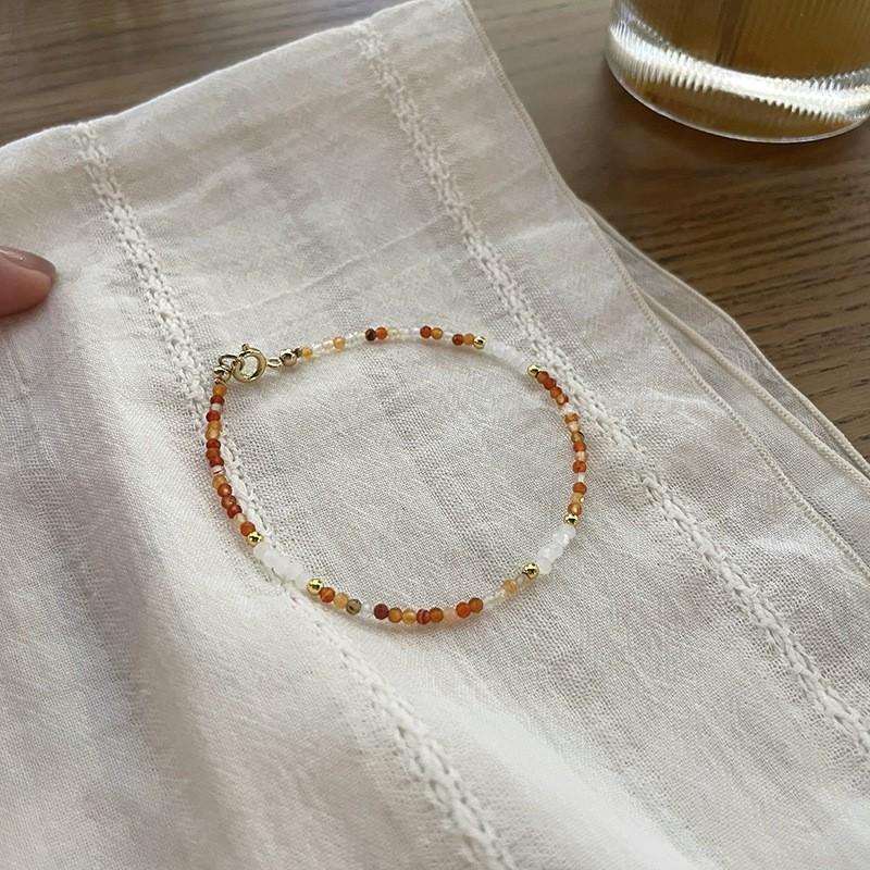 Dopamine-colored spring and summer woven bracelet female BFF hand string niche design all kinds of high-grade personalized jewelry