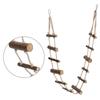 Pet Hamster Soft Long Climbing Rope Ladder Parrot Squirrel Suspension Bridge for Birds Toy