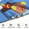 Anpanman Family pattern Flannel Blanket, High quality Comfortable for All Seasons, Home Decor, Warmth and Comfort, Perfect for Gifts.