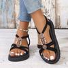 Large Size Platform Sandals Women's Summer TEUM Outer Sandals Women