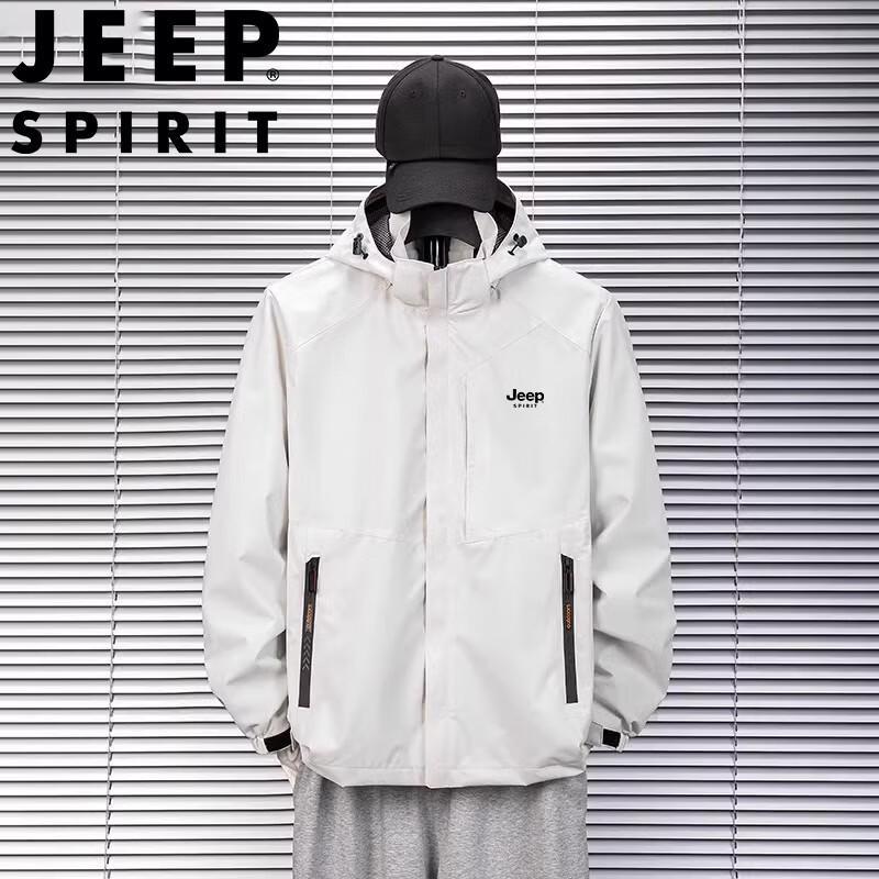 

JEEP SPIRIT Men s Hooded Outdoor Casual Jacket XXL