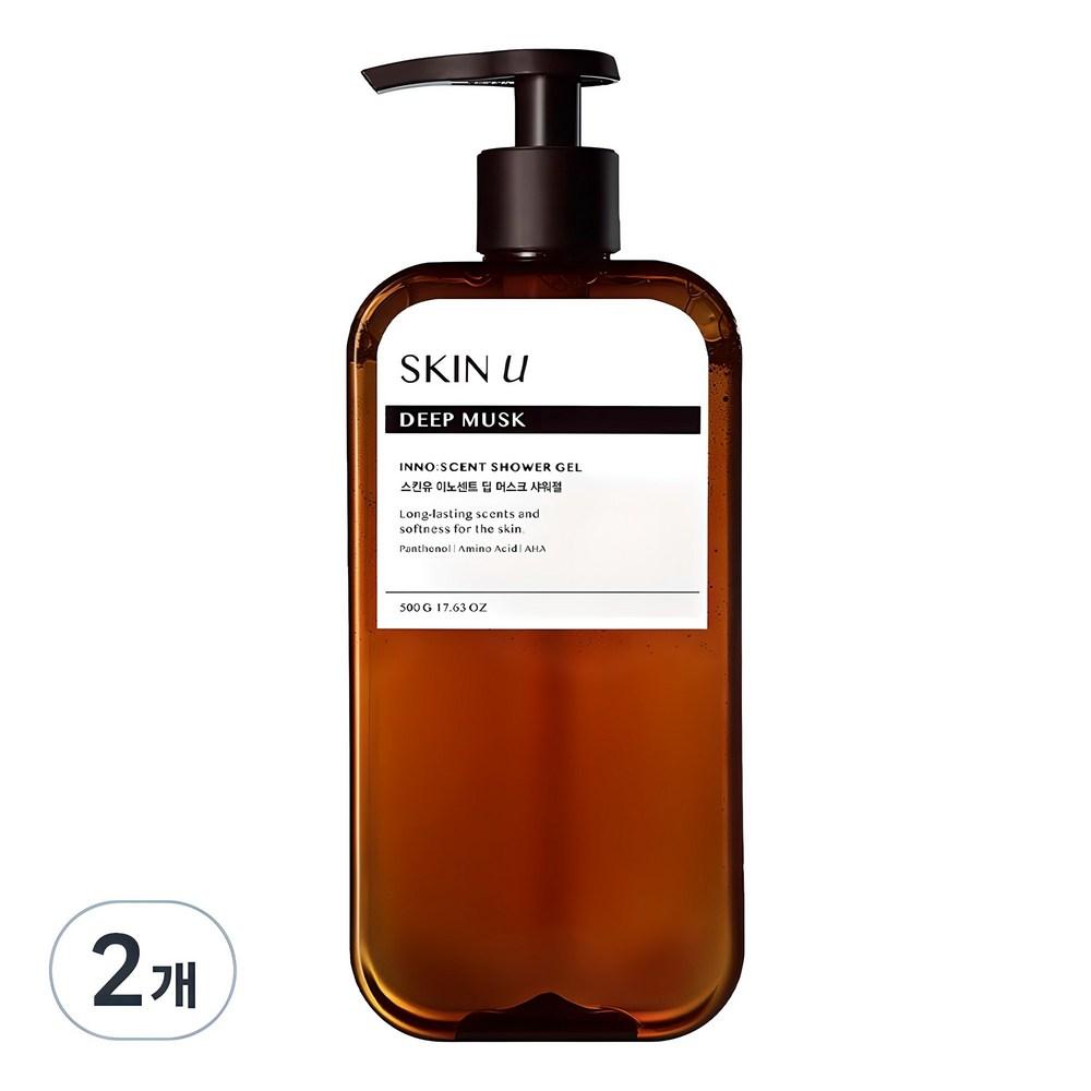 

Skin U Innocent Body Wash Deep Musk Shower Gel, 500g, 2 units