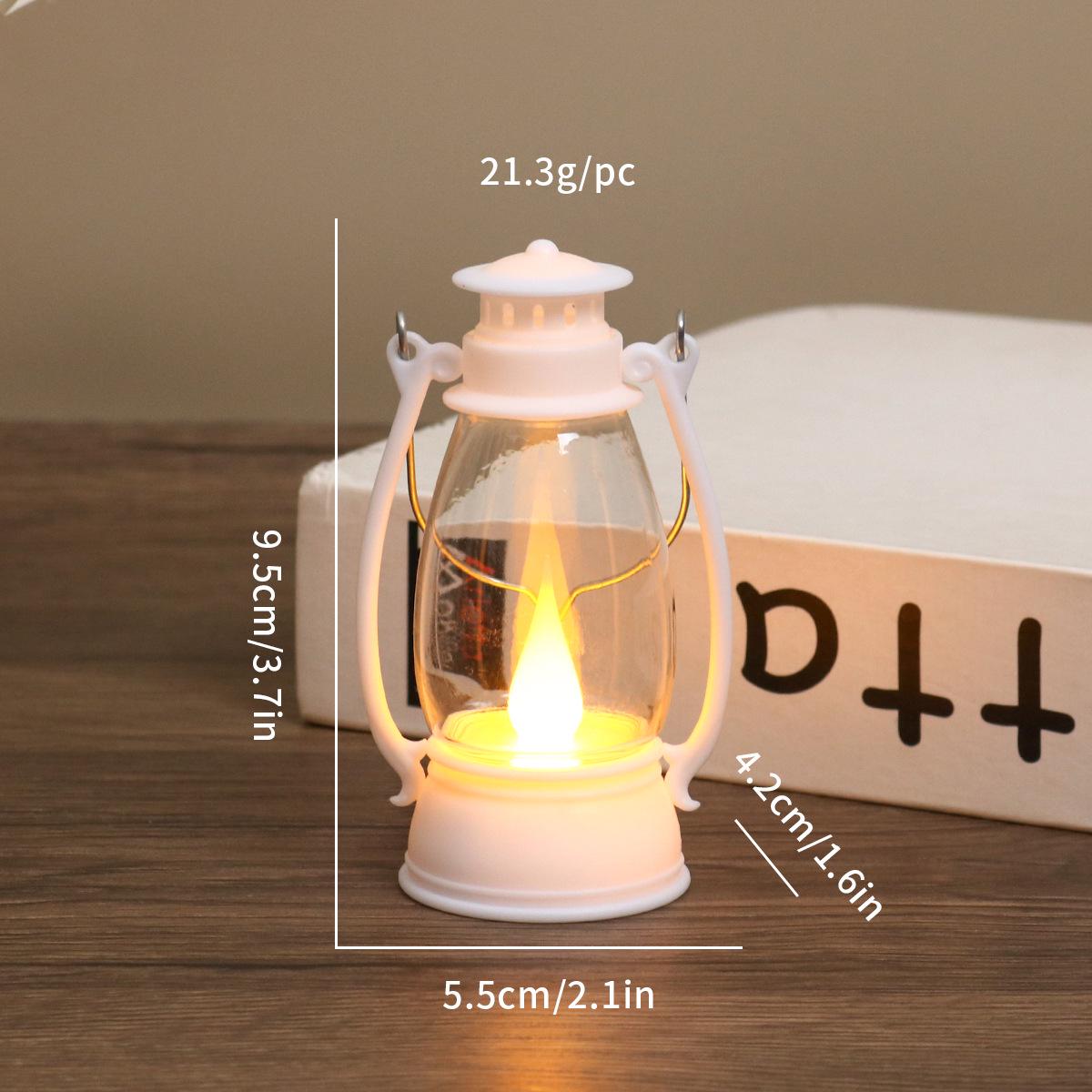 

Мини-ретро-портативный фонарь в виде пони: Масляная лампа на Хэллоуин и электронный ночник-свеча