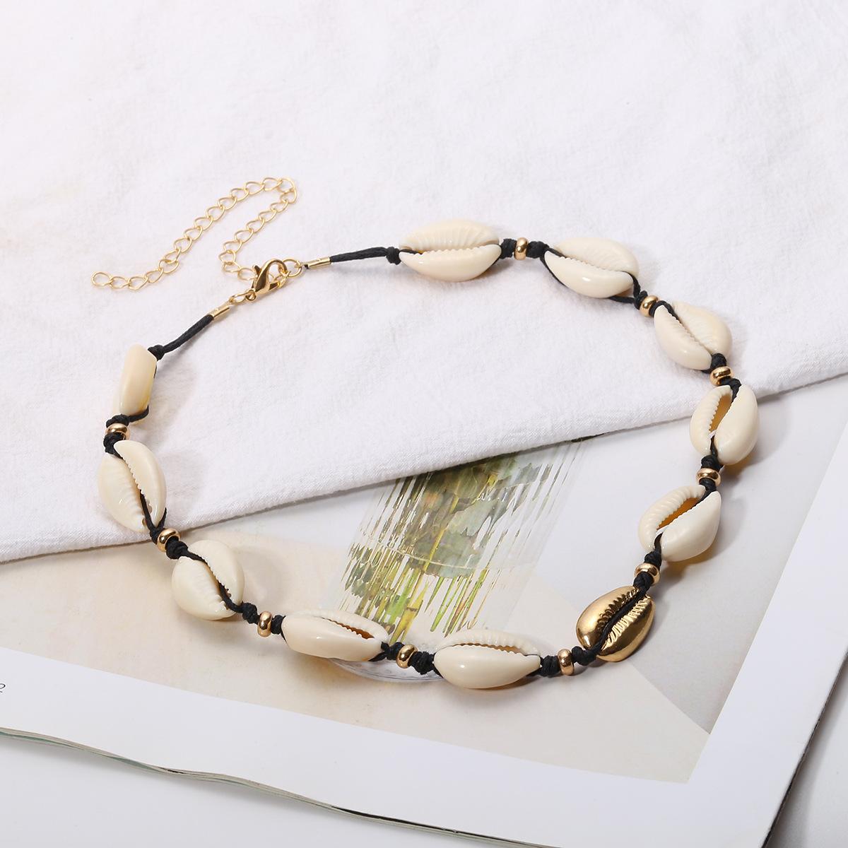 Аксессуары, Персонализированное Модное Гавайское Пляжное Ракушечное Ожерелье, Вязаный Набор Комбинация Ожерелий