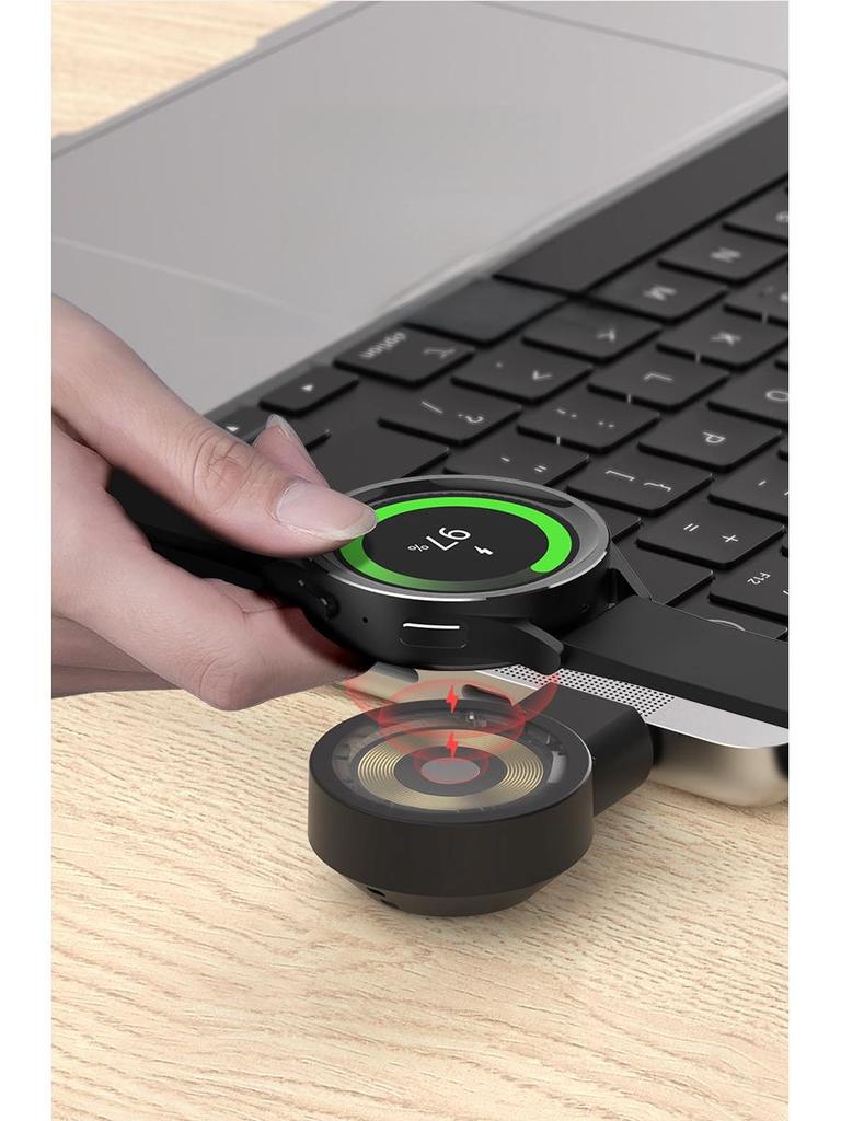 USB Dual Mode Wireless Charger for Samsung Galaxy Watch7/6/5/4/Active2/S3