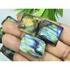 19X23-23X23MM Natural Checker Cut Labradorite Octagon Gemstone 7Pcs LL-953