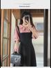 Trendy Doll Collar Lace Slim Dress - Summer French Tea Break
