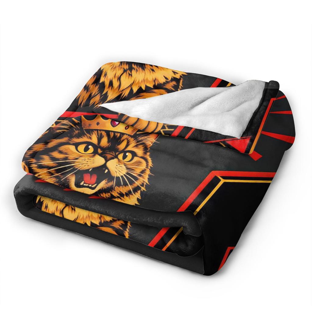 Dungeon Crawler Carl I am Yelling Carl Flannel Blanket Winter Soft Warm Bedding Throws for Child Living Room Sofa Bed Cover