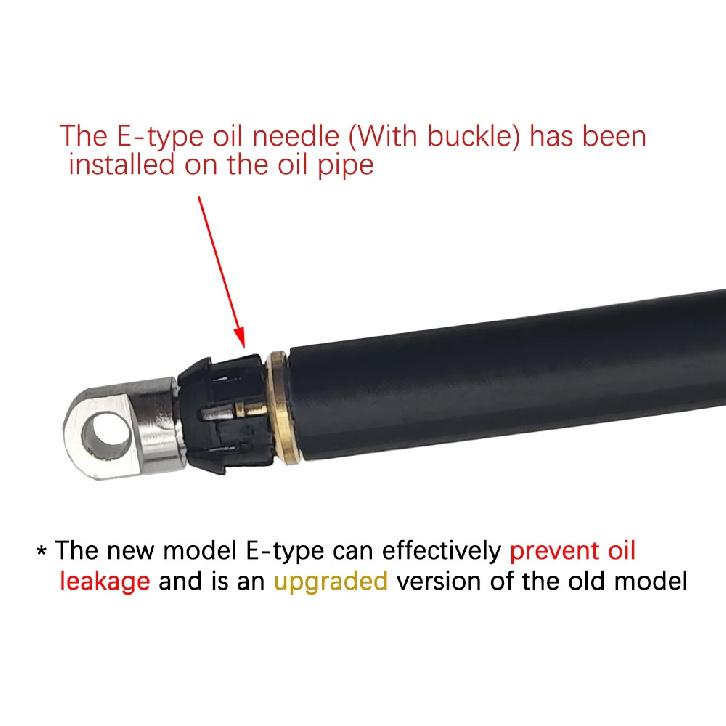 NUTT Y-5 A5-D Oil Tubing 1.35m 2.2m For Scooter E-bike Electric Calipers Oil Pipe Oil Needle Olive Head Rubber Cap Silver Joint