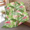 Flamingo Soft Flannel Blanket Women Girls Cute Animal Plush Throw Blanket Bedding Living Room Couch Decor Travel Gifts Blankets