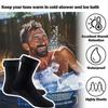 1pair Long Tube Black Diving Socks Non-slip Diving Surfing Boots  Beach Volleyball