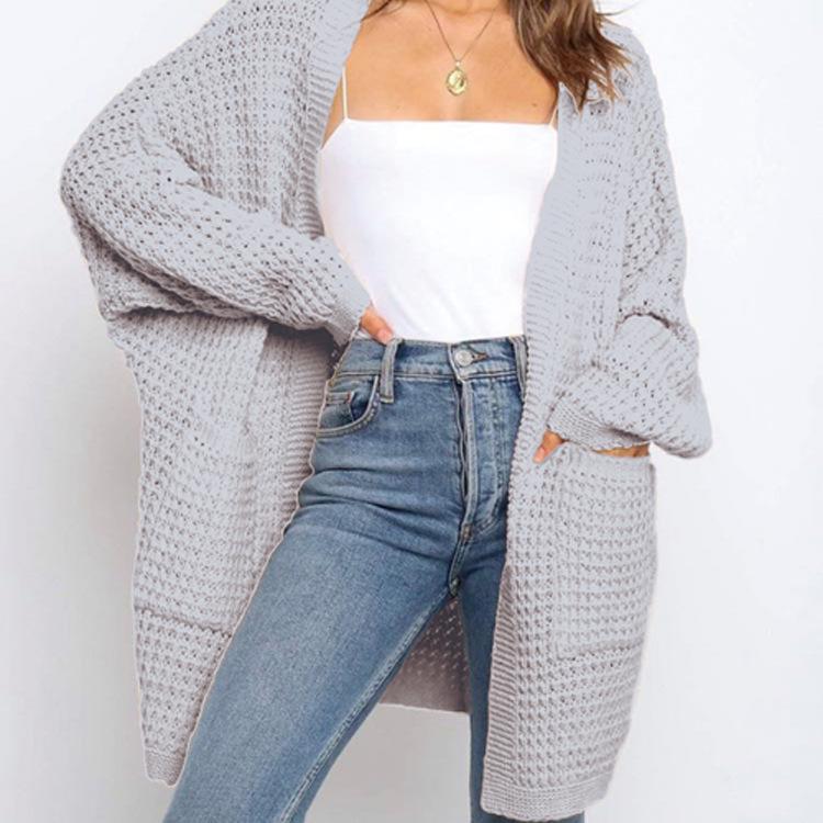 2025 Bestseller Women's Plus Size Knitted Cardigan Coat