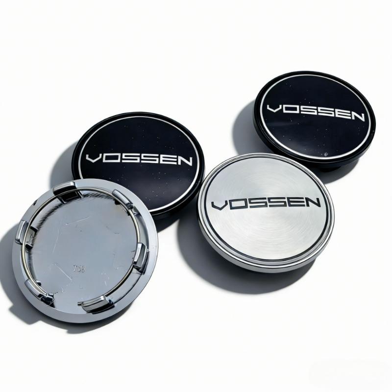 4pcs Vossen Logo Emblem Car Wheel Center Caps 69MM 56MM Wheels Hub Dust Cap Rim Hubcaps Dustproof Cover Replace Car Accessories