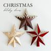Christmas Tree Star Decor With Plastic Material For Holiday Scene Display And Window Decoration