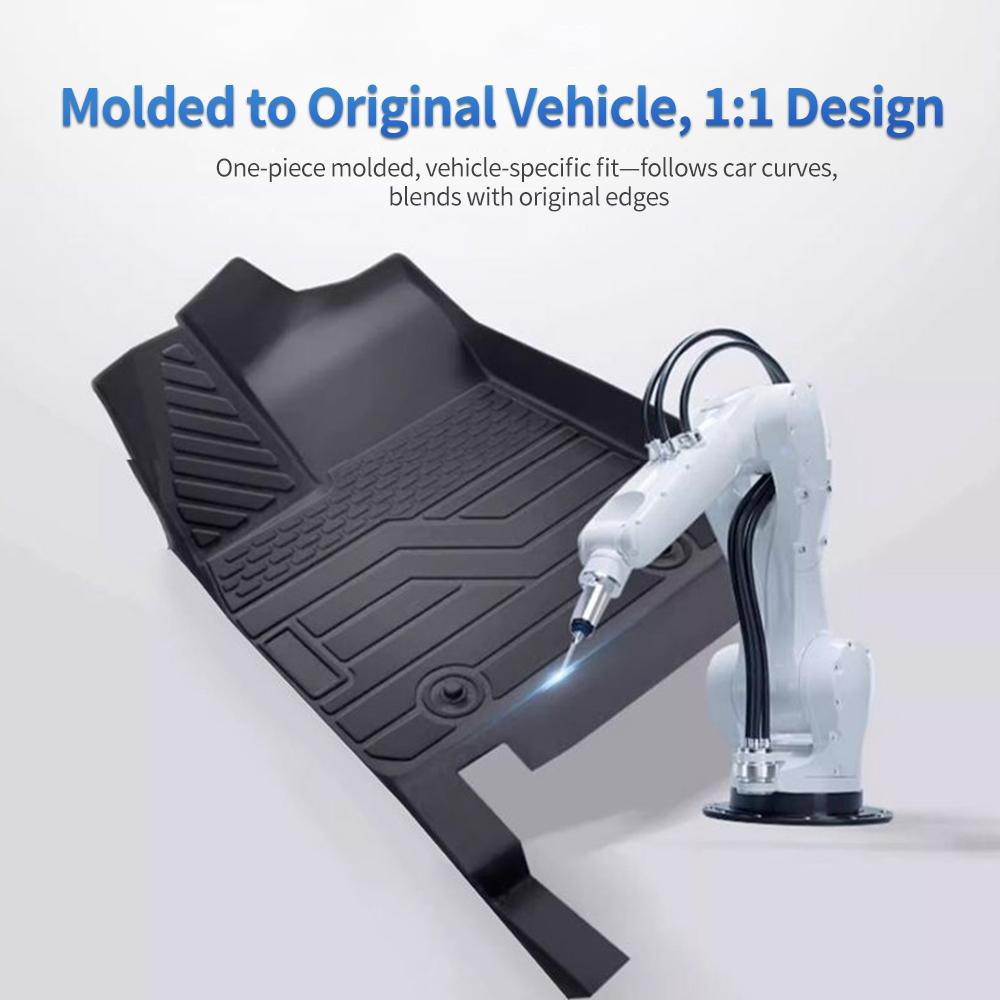 For BYD Equation 2025 Leopard 3 Titanium 3 Set TPE Car Floor Mats & Cargo Liners Waterproof Protector Auto Interior Accessories