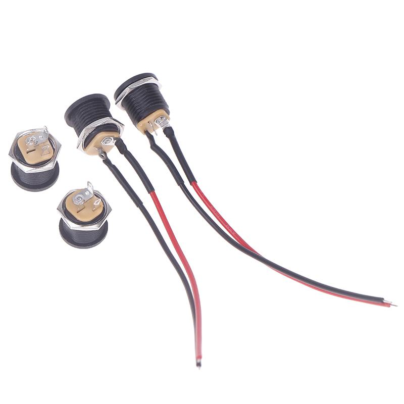 5/10 Stück 5,5 X 2,1 mm 5,5*2,5 mm Praktischer Schnappverschluss DC Strombuchse Buchse Weiblicher Panelmontageanschluss Port