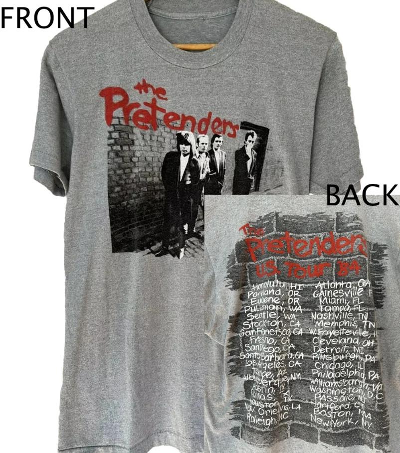 The Pretenders TShirt US Tour Unisex TShirt All Size S5XL BS601 Unisex T-Shirt XXXXL