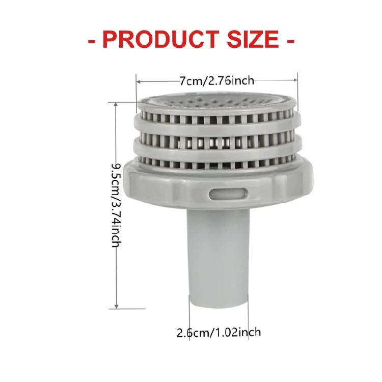 2pack Detachable Telescopic Rod Pool Skimmer Fish Pond Cleaning Filter for Various Pool Type
