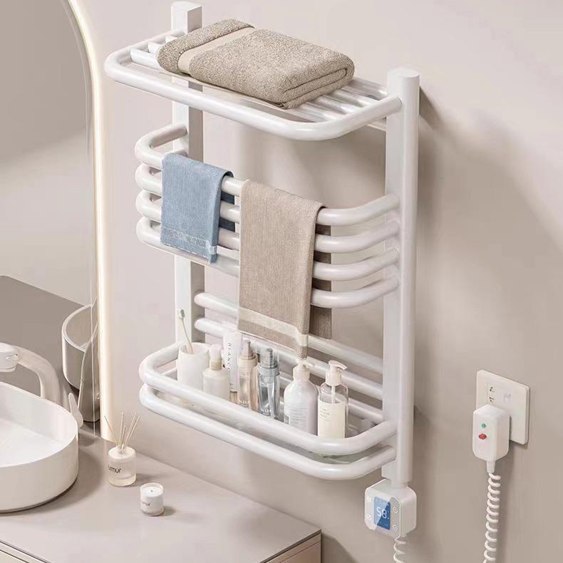 Smart Heated Towel Rack for Bathroom - Electric Drying and Storage Solution